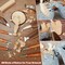 Wood Carving Tools, 15Pcs Wood Carving Kit with PU Storage Bag, Wood Whittling Kit with 6Pcs Whittling Knives & 5 Detail Carving Knives for Adults Wood Carving DIY